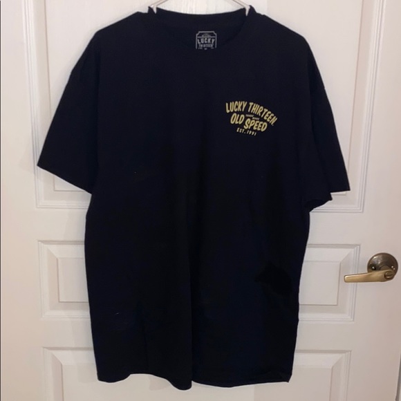 Harley Davidson Lucky 13 Old Speed T-shirt - Picture 2 of 2